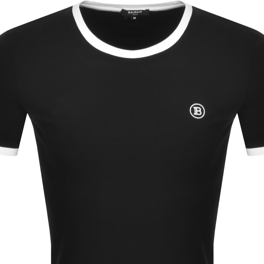 Alternative Image for ProductBalmain Ringer T Shirt Black2